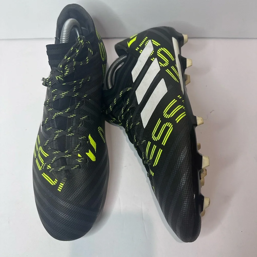Adidas Black and Yellow Messi cleats